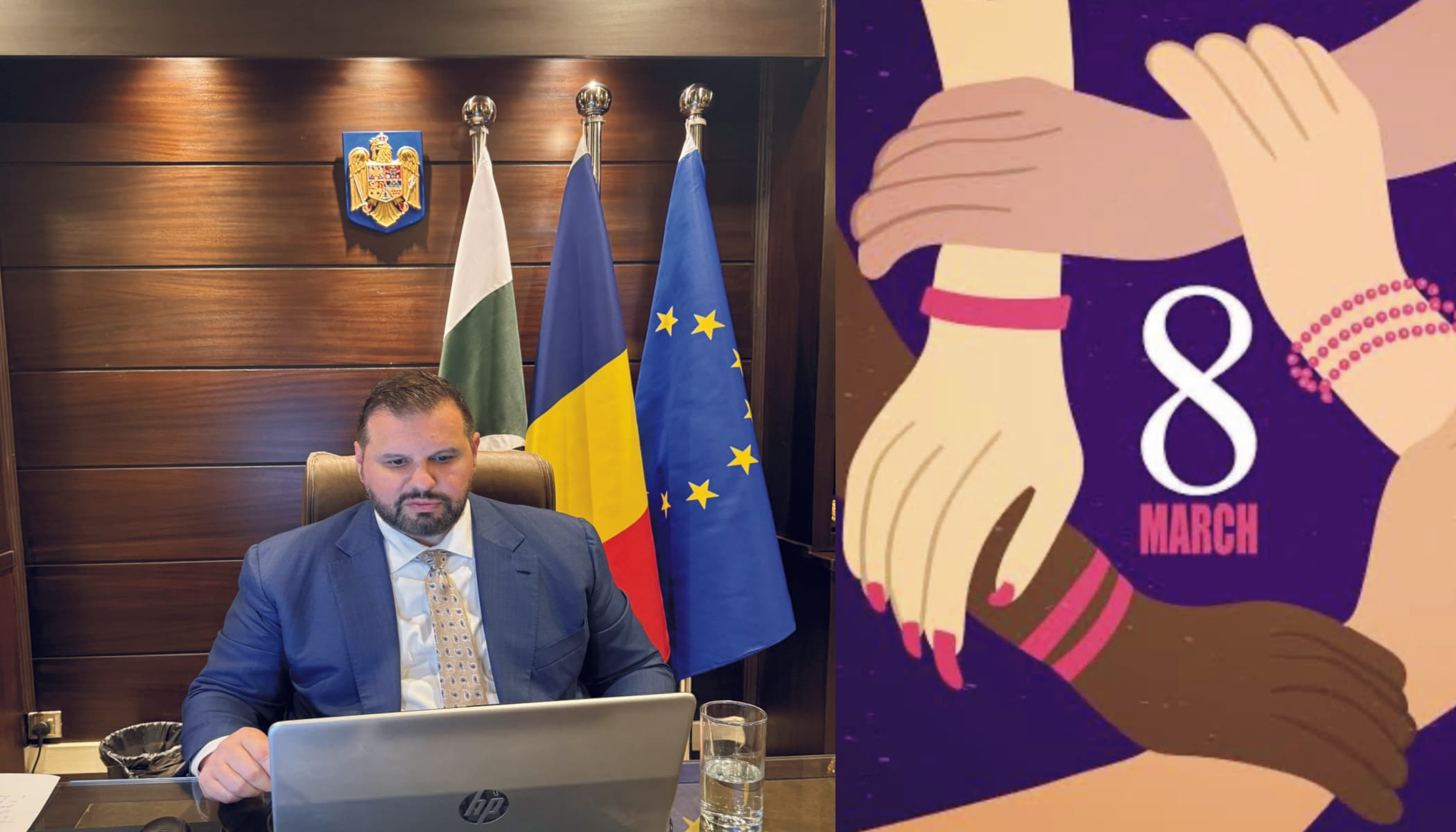 Romanian Ambassador Pays Tribute to Pakistani Women on International Women’s Day