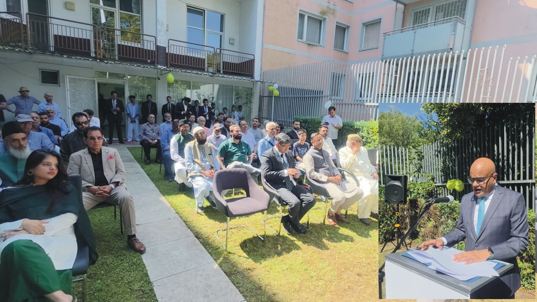 Pakistan’s 78th Independence Day Celebrated in Vienna with Flag-Hoisting Ceremony