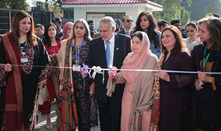 Charity Meets Culture: Deputy Prime Minister Ishaq Dar Opens PFOWA's Multinational Bazaar in Islamabad