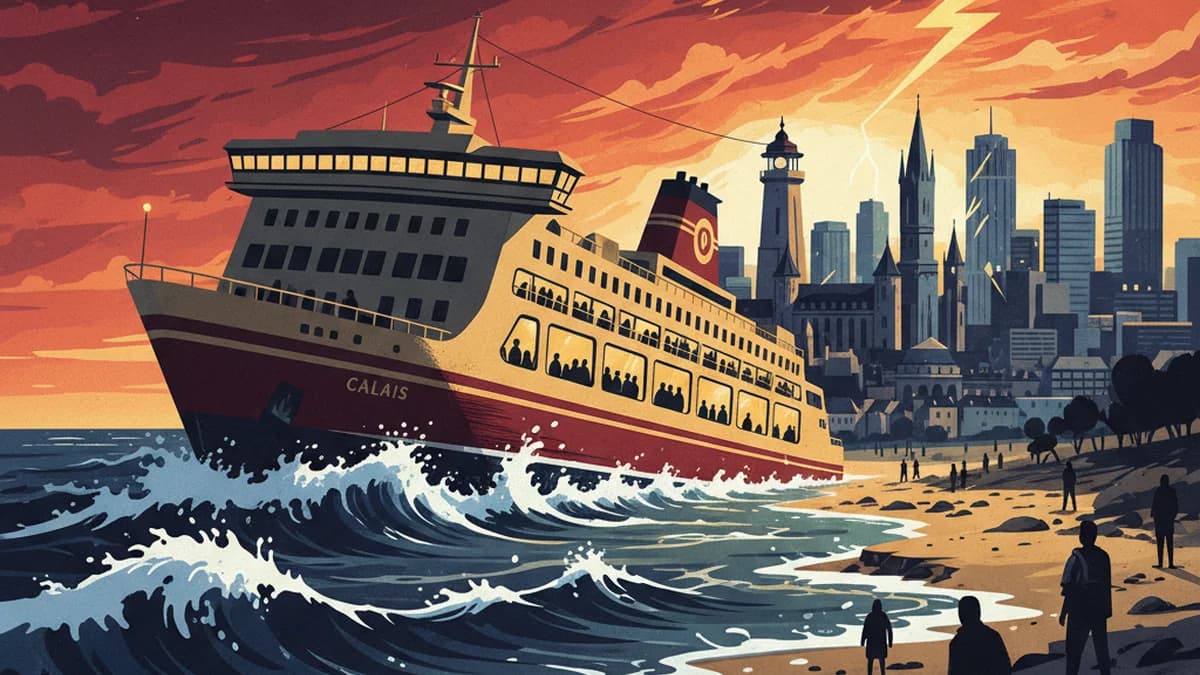 Stormy Weather Causes Calais Ferry Grounding with 300 Onboard