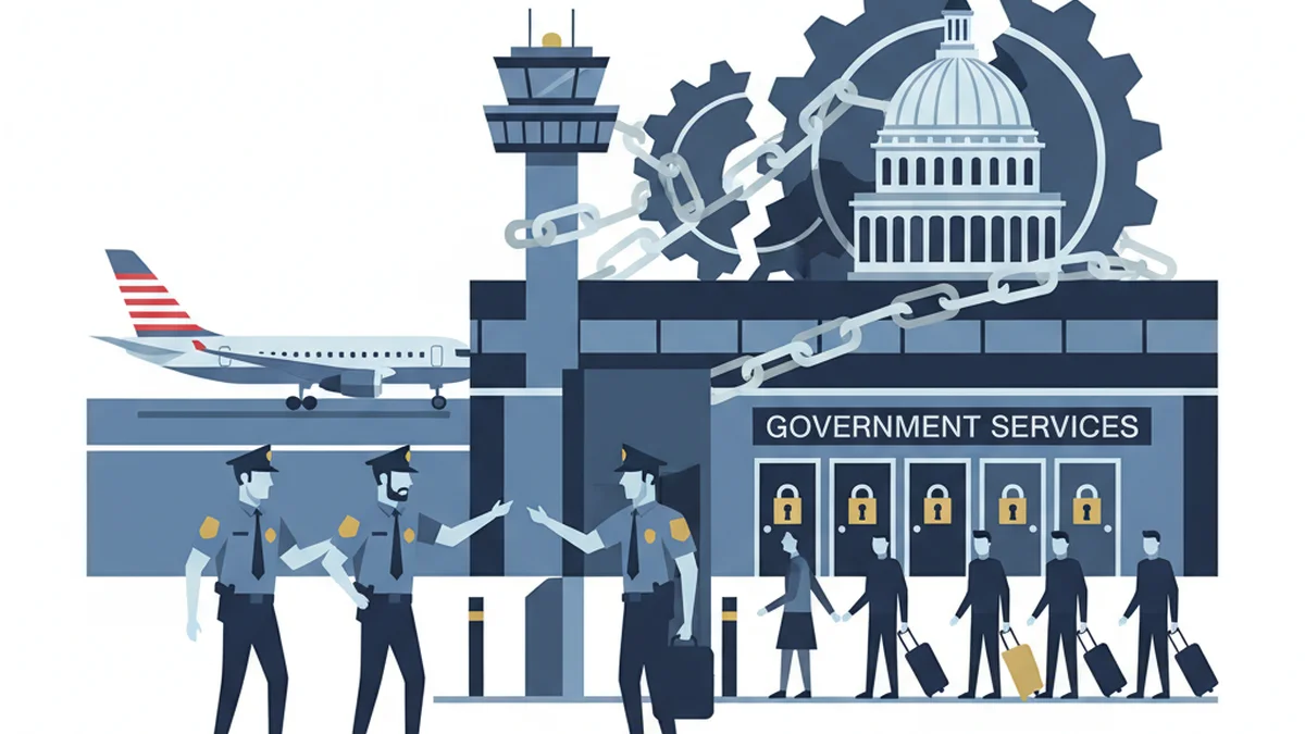 Government Shutdown Deepens: US Immigration Agents Deployed to Airport