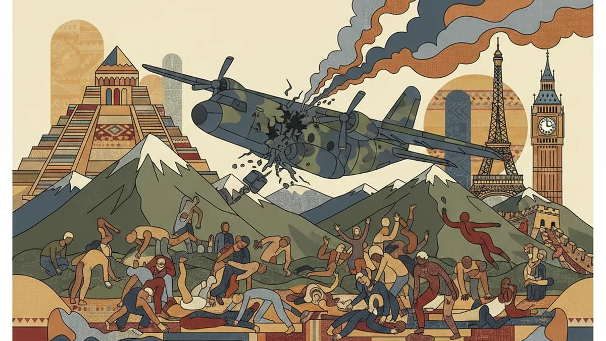 Tragedy Strikes: Colombian Military Plane Crash Kills One, Injures Doz