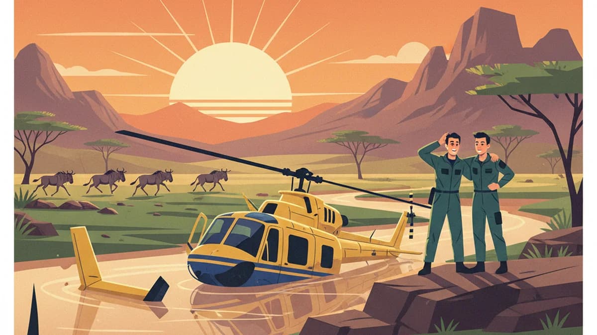 Pilots Survive Dramatic South Africa Helicopter Crash