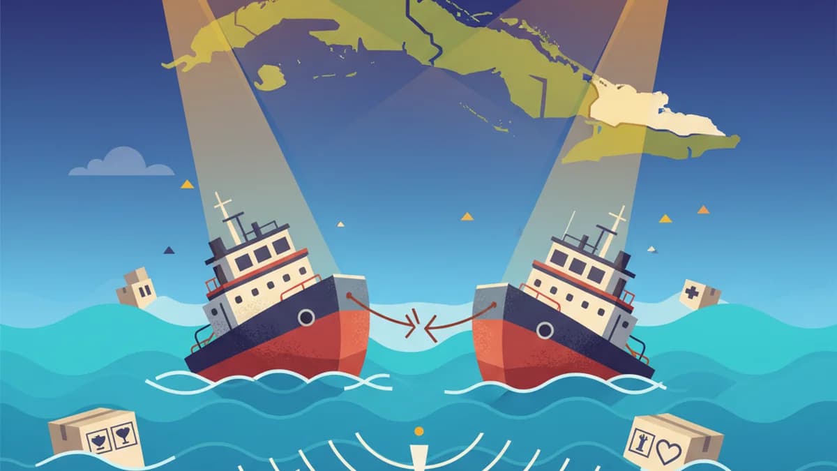 Search Escalates for Missing Cuba Aid Boats