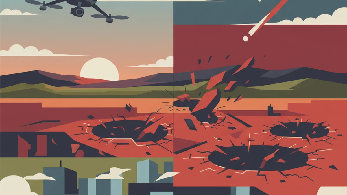 Drone Footage Confirms Extensive Iranian Missile Damage in Arad