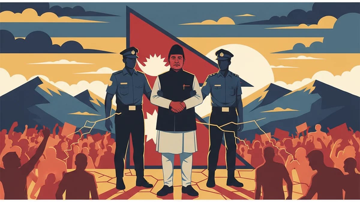 Former Nepal PM Arrested Over Deadly Nepal Protest Crackdown