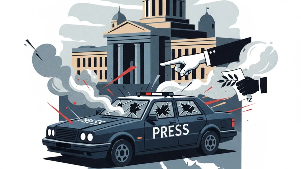 Lebanon Condemns Deadly Israeli Strike on Marked Press Car