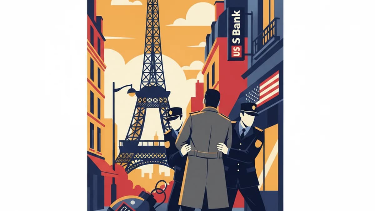 Paris Bomb Plot Foiled: Man Arrested Near US Bank