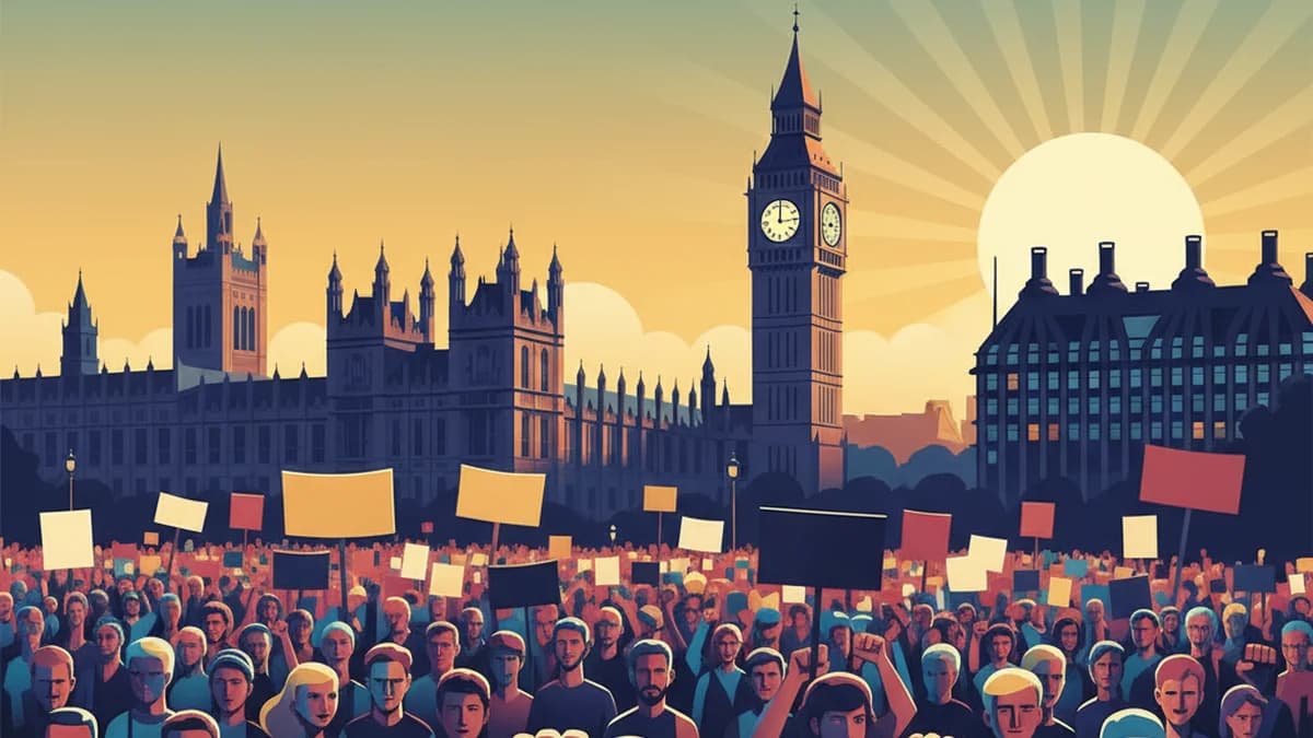 London Rises: Huge Anti-Far-Right Protest Sweeps Capital