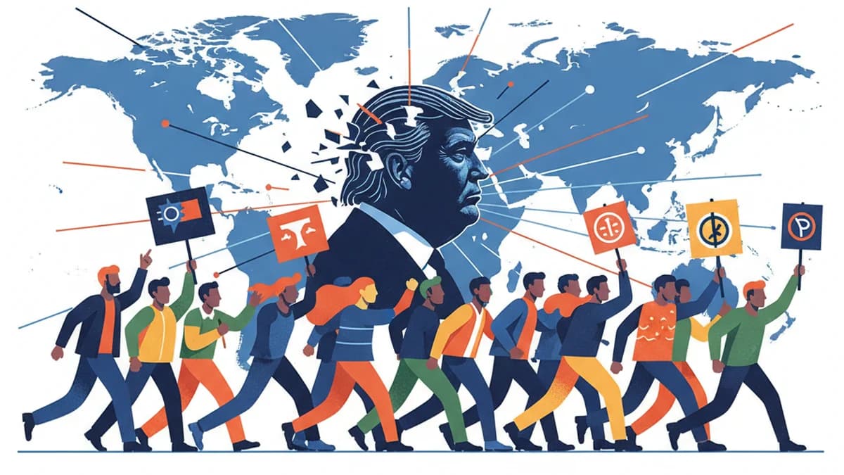 Global Anti-Authoritarian Protests Challenge Trump Administration