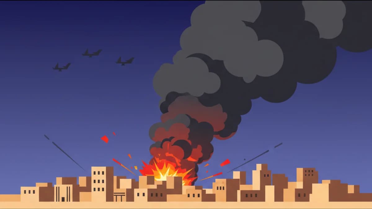 Urgent: Smoke Billows Over Mosul After Targeted Strikes