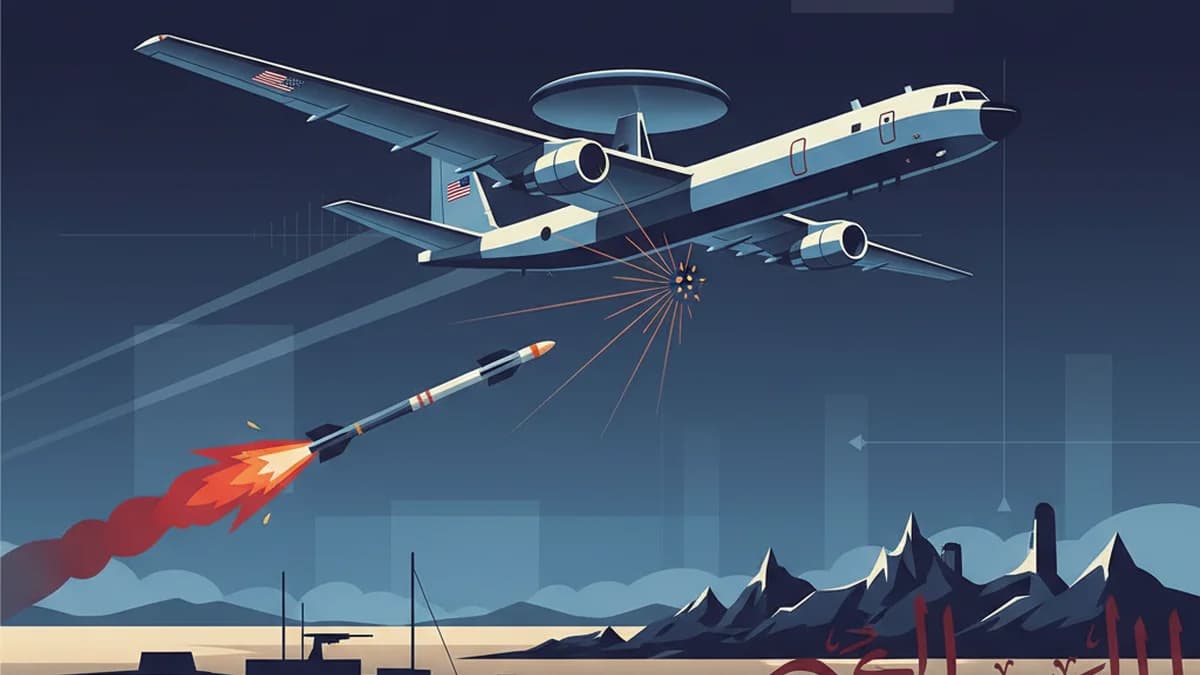 Iran Military Actions: US AWACS Reportedly Targeted