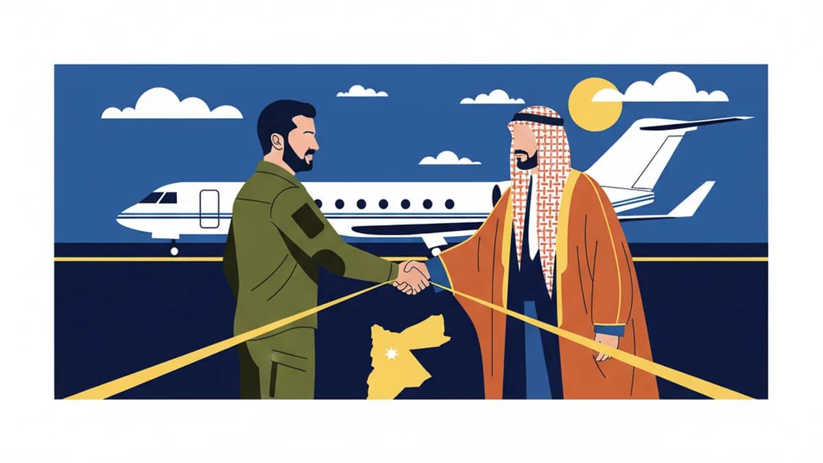 Zelenskyy Arrives in Jordan to Strengthen Security Ties