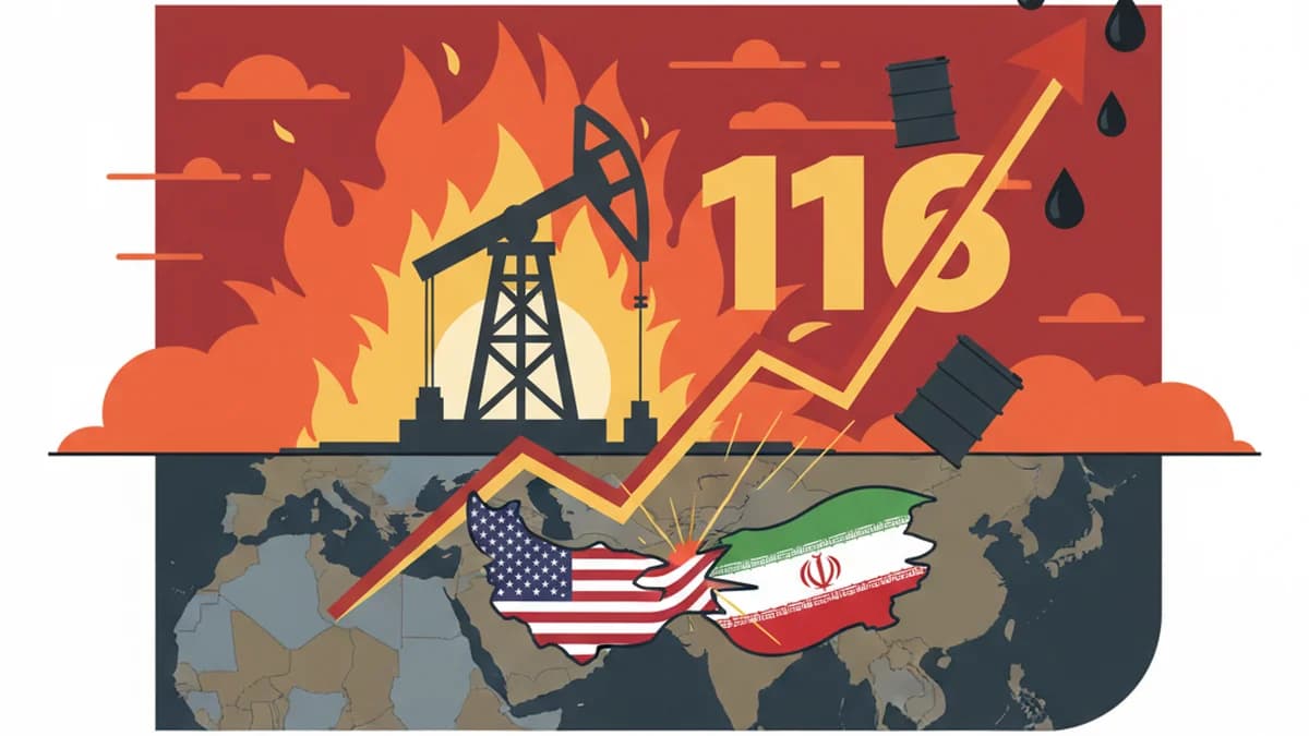 Oil Prices Surge Past $116 Amidst Iran-US Tensions