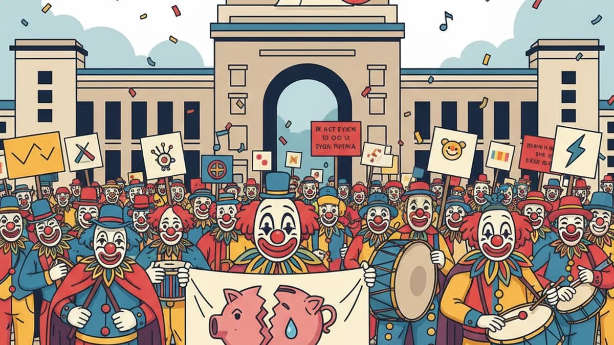 Bolivian Clowns Rally Against Decree Threatening Livelihoods