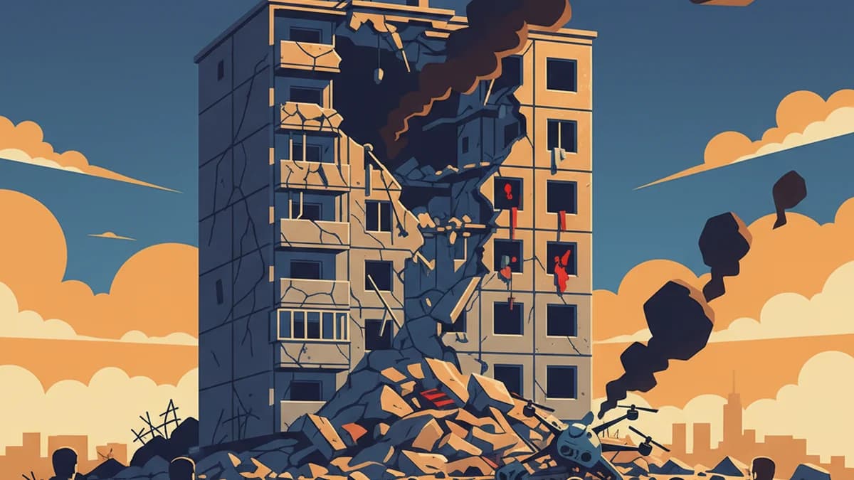 Devastating Ukraine Drone Strike Hits Apartment Amid Escalation