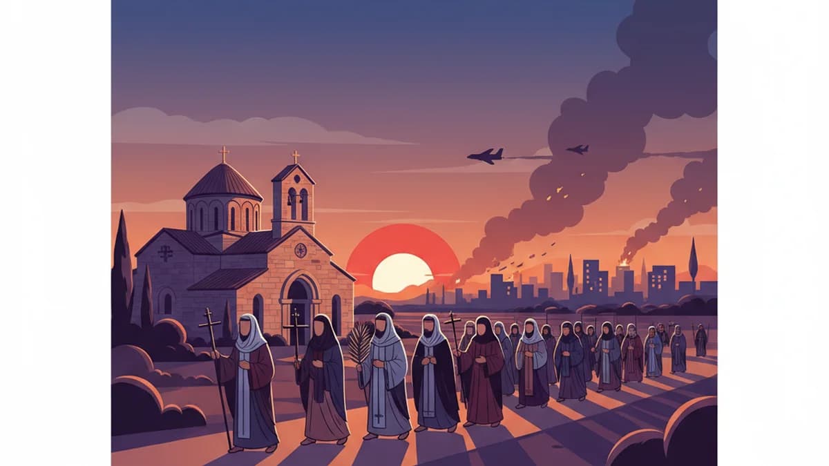 Lebanon Christians Mark Good Friday Amid Ongoing Israeli Strikes