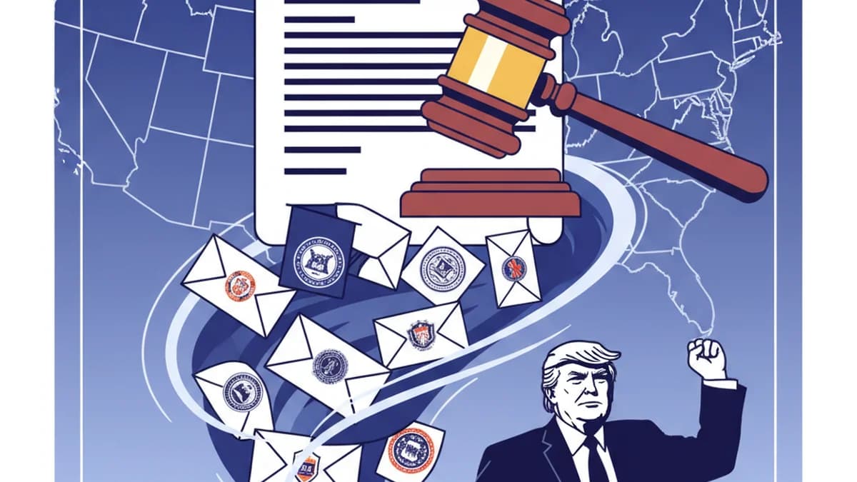 States Launch Major Mail-In Ballot Lawsuit Against Trump