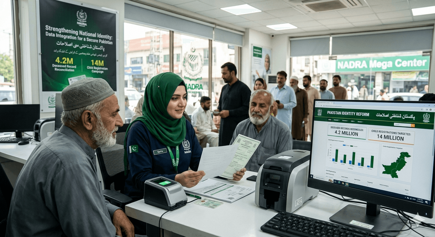 Pakistan Identity Reform: NADRA Reconciles 4.2M Death Records and Targets 14M Birth Registrations