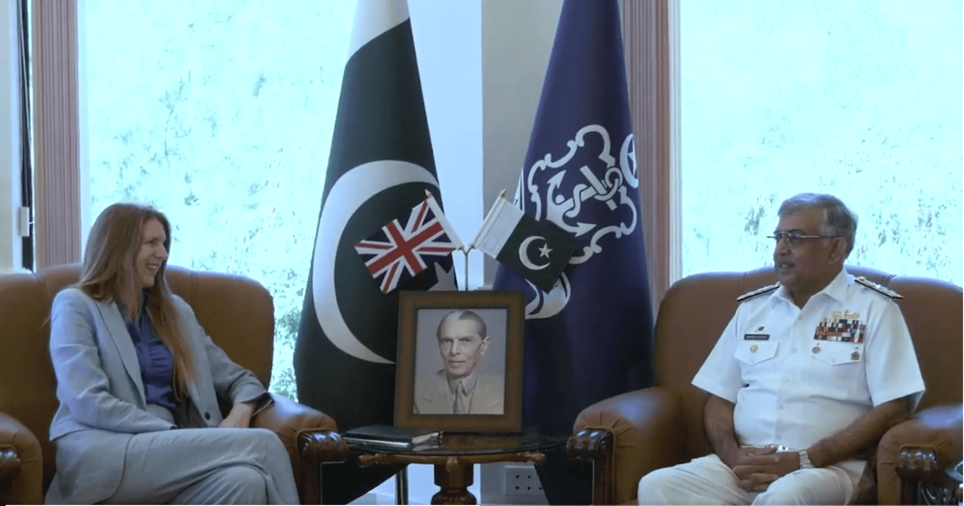 Maritime Security in Focus: British High Commissioner Calls on Admiral Naveed Ashraf