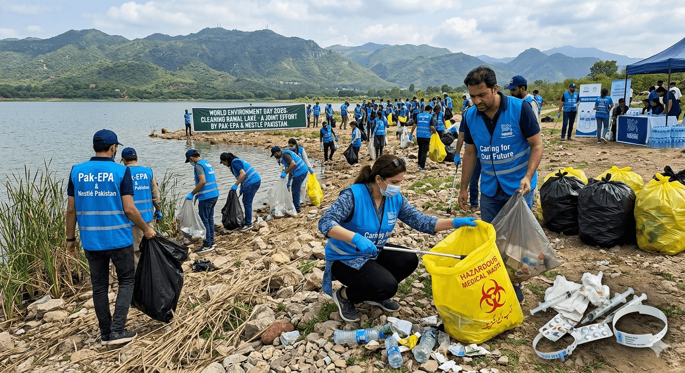 Pak-EPA and Nestlé Mobilize Youth for Flagship World Environment Day 2026 Clean-Up Pak-EPA and Nestlé Mobilize Youth for Flagship World Environment Day 2026 Clean-Up