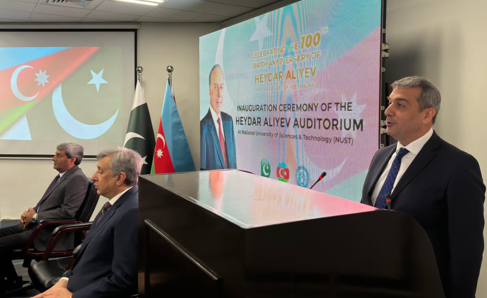 Centennial Celebration: Heydar Aliyev Auditorium Inaugurated at NUST, Cementing Cultural and Educational Bonds