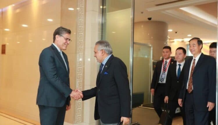Deputy Prime Minister Ishaq Dar touches down in Beijing, anticipation for strategic dialogues & economic advancements