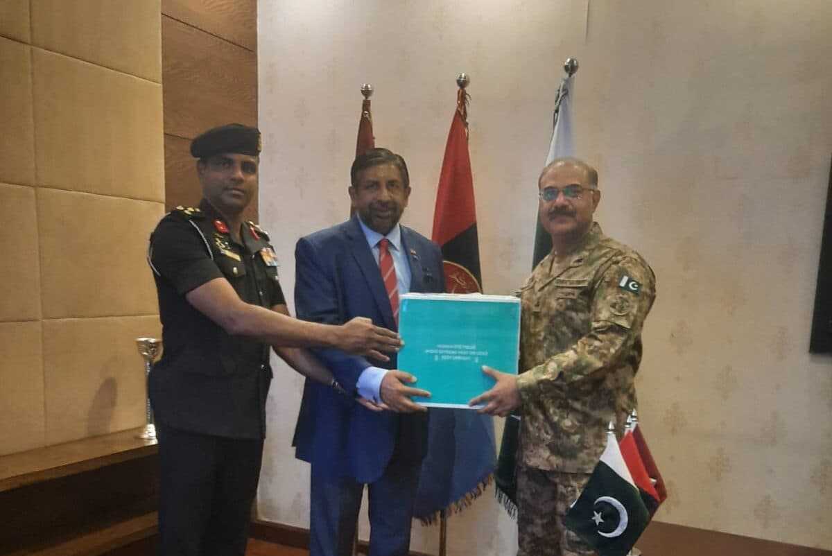 Sri Lankan High Commissioner Ravi Wijegunaratne Donates Ten more Eye Corneas to Pakistan Military Eye Hospital