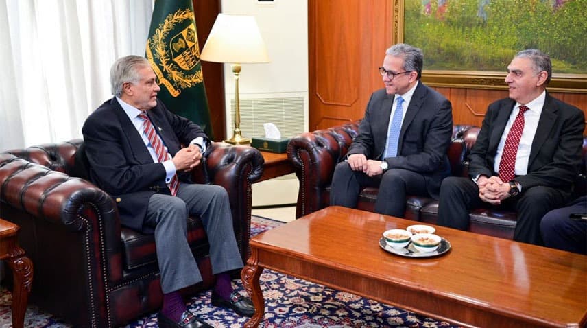 Dr. Khaled El-Enany Meets Ishaq Dar to Bolster Pakistan-Egypt Relations