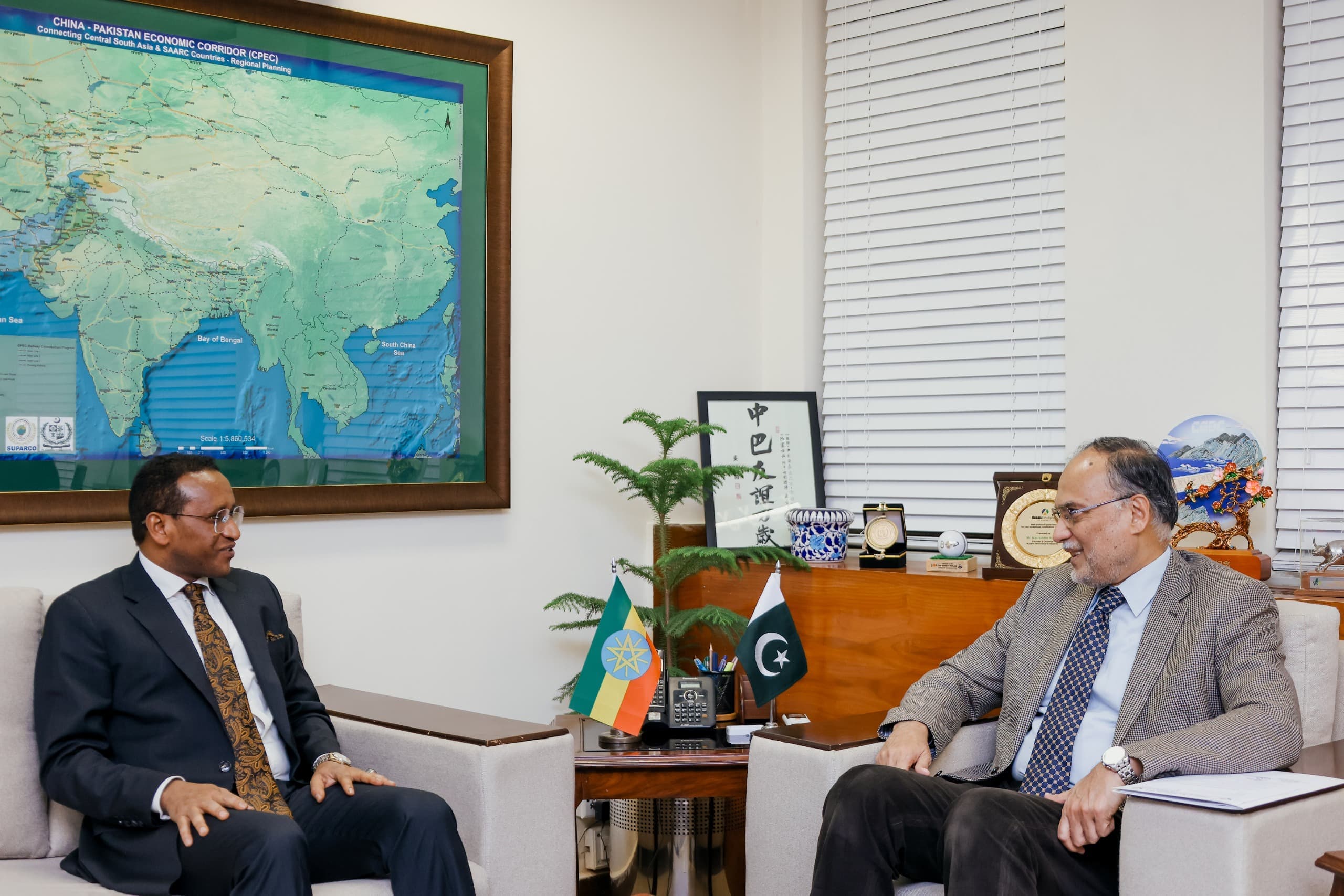 Ethiopian Ambassador Dr. Jemal Beker Commends ‘Uraan Pakistan’ Initiative