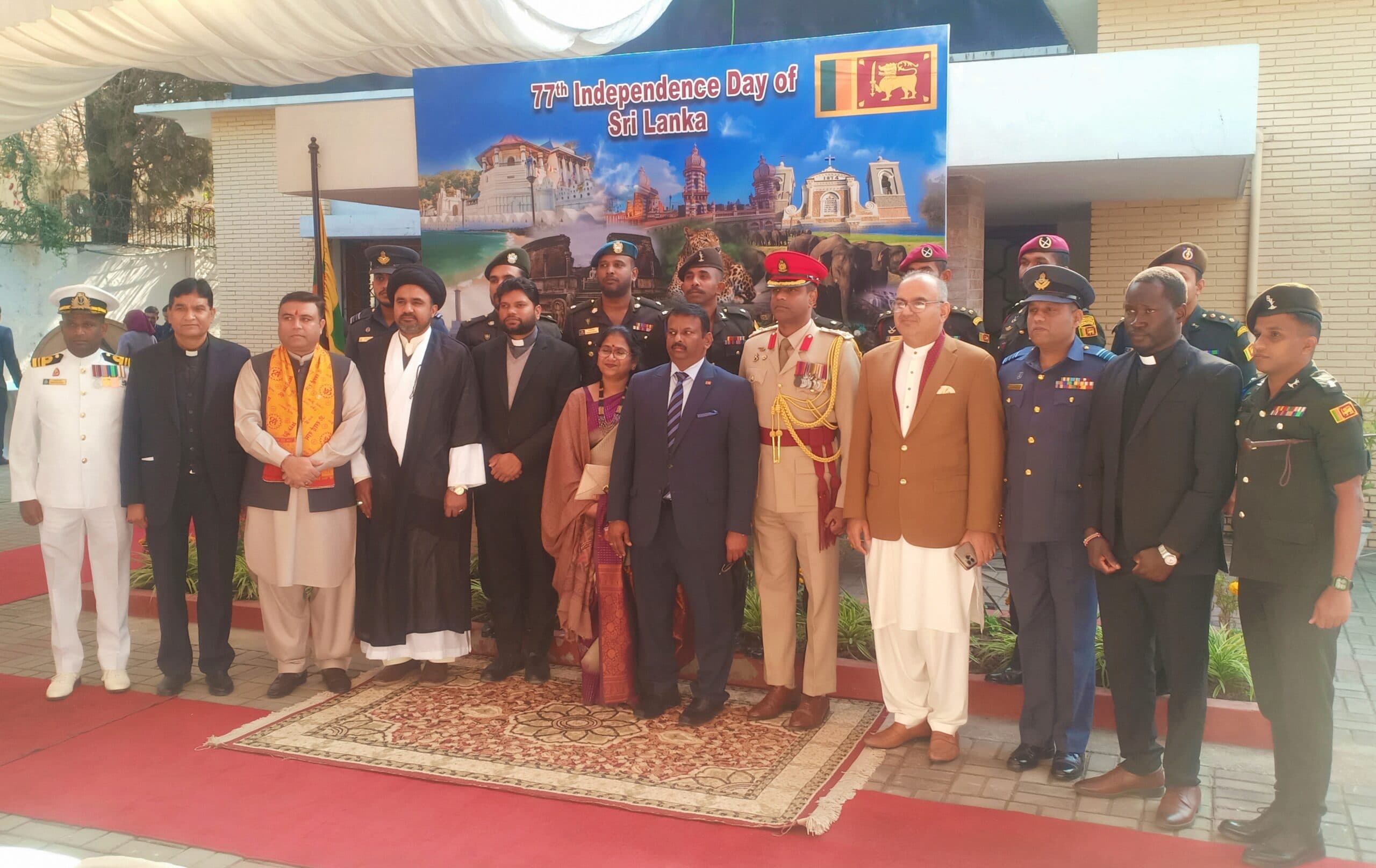 Interfaith Prayers and National Pride: Sri Lanka’s 77th Independence Day Observed in Islamabad