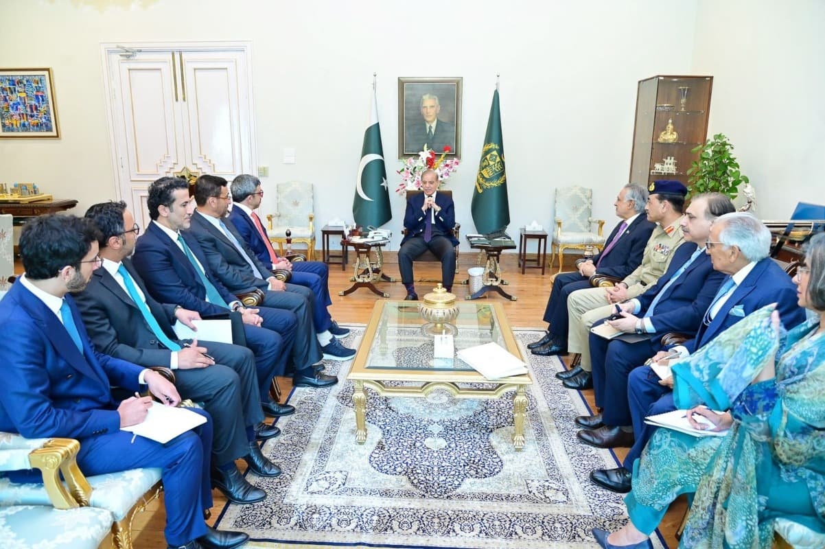 UAE Foreign Minister Abdullah Bin Zayed meets Pakistan's Prime Minister in Islamabad