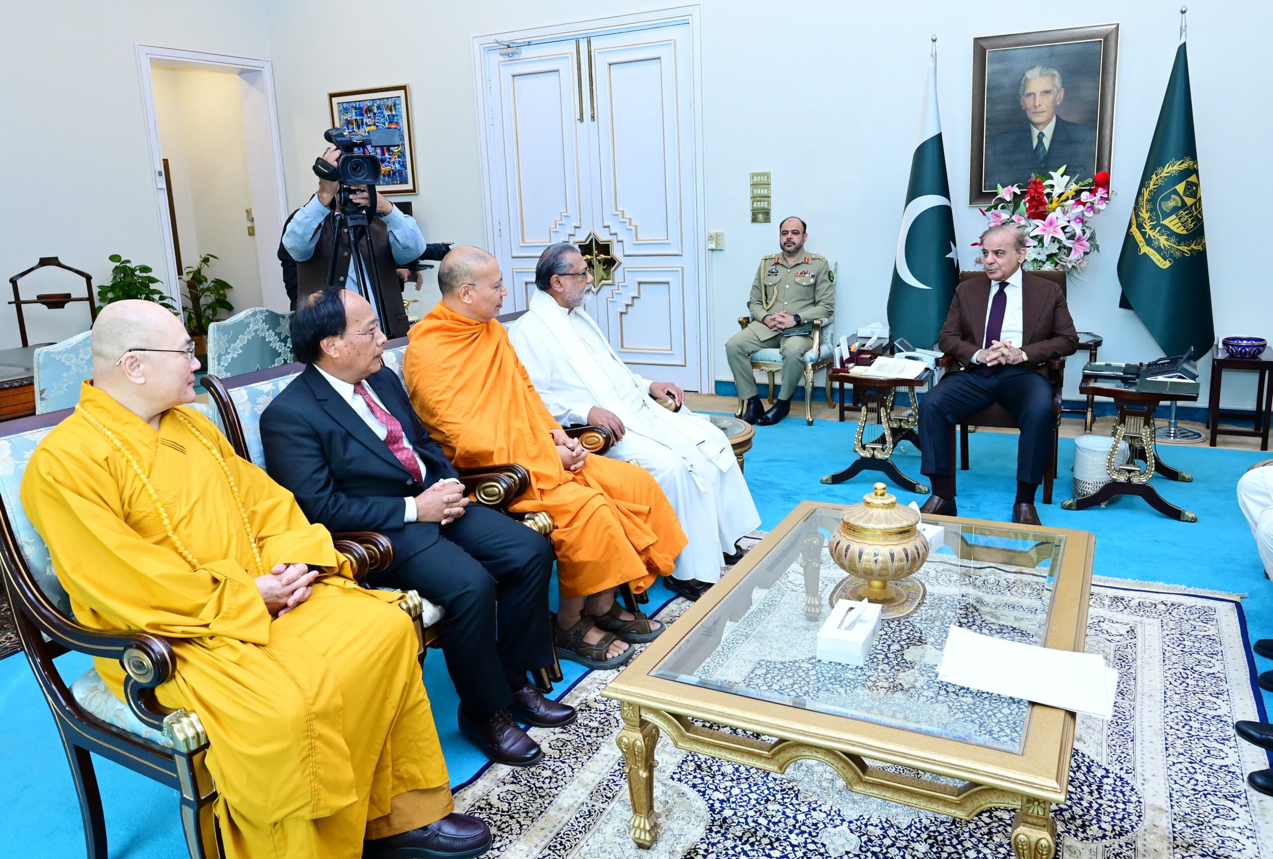 Sri Lankan, Nepali, Vietnamese and Thai Buddhist Leaders Meet with Prime Minister of Pakistan for Interfaith Dialogue - By Adnan Hameed