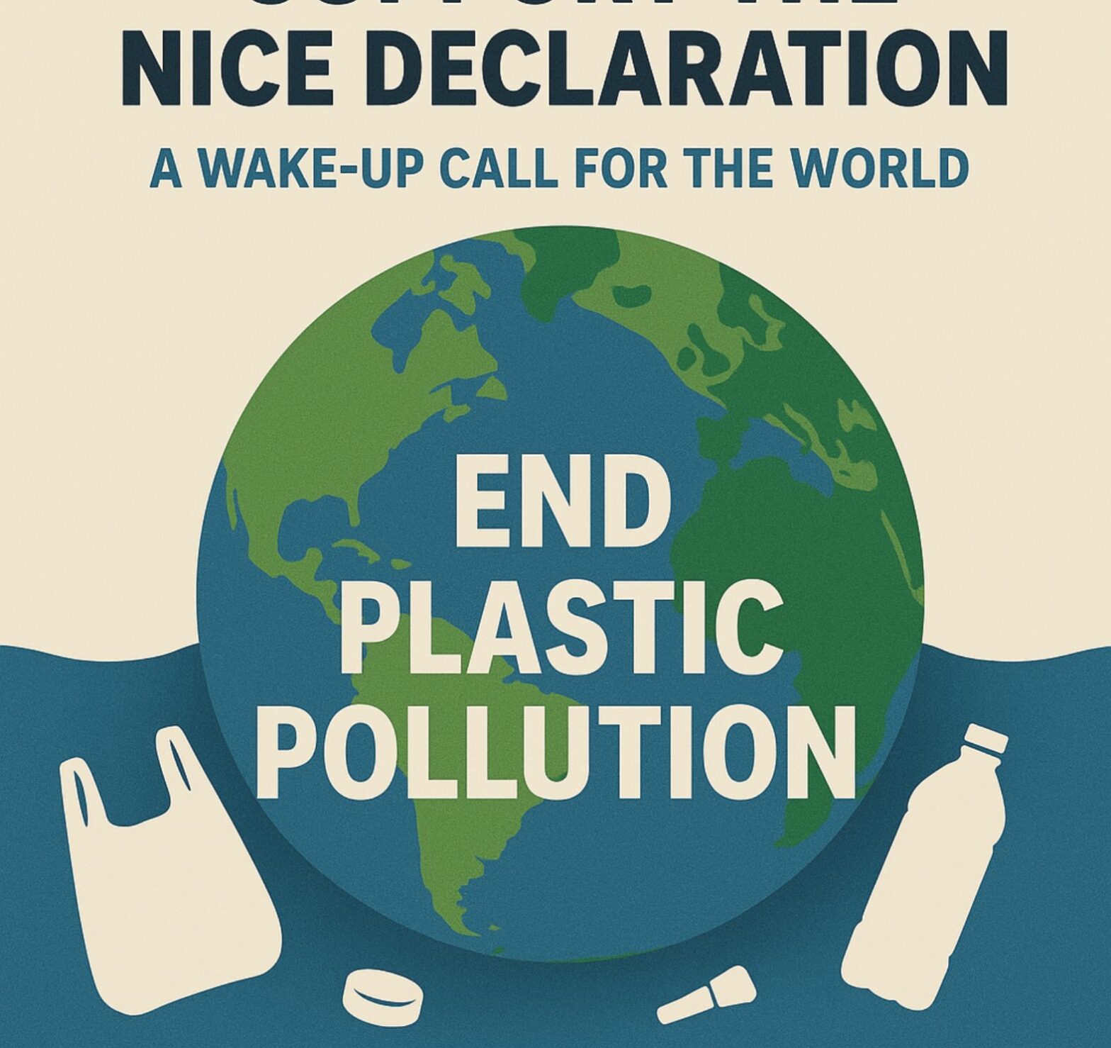Graham Forbes of Greenpeace USA at the UN Ocean Conference in Nice, where over 90 nations endorsed “The Nice Wake-Up Call for an Ambitious Plastics Treaty.”