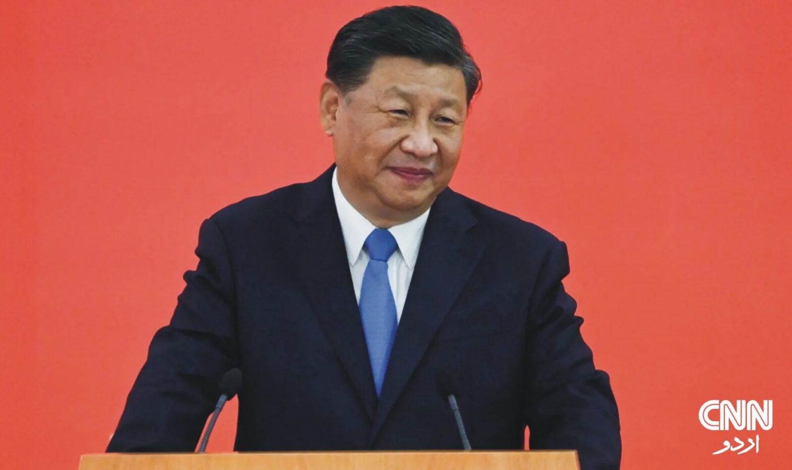 President Xi Jinping speaking at a policy session in Beijing, addressing global leadership and multipolarity