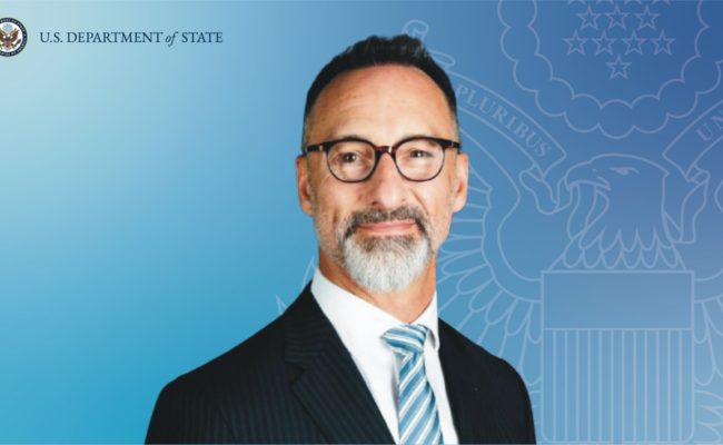 Stetson Sanders Appointed as U.S. Consul General in Lahore