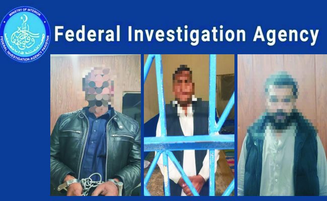 FIA Gujranwala Zone Cracks Down on Human Smugglers, 3 Suspects Arrested